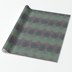 Wavy Geometric Wrapping Paper