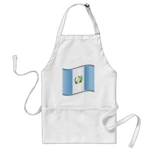 Wavy Guatemala Flag Standard Apron