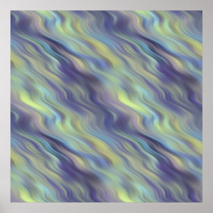Wavy Lavender Texture Poster