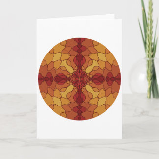 Wavy Line Cross overlay Card
