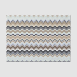 Wavy Line Pattern Tissue Paper