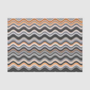Wavy Line Pattern Tissue Paper
