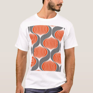 Wavy lines: geometric vintage pattern. T-Shirt