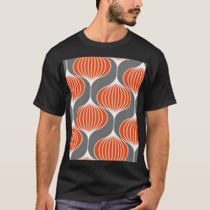 Wavy lines: geometric vintage pattern. T-Shirt