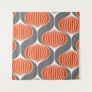 Wavy lines: geometric vintage pattern. tapestry