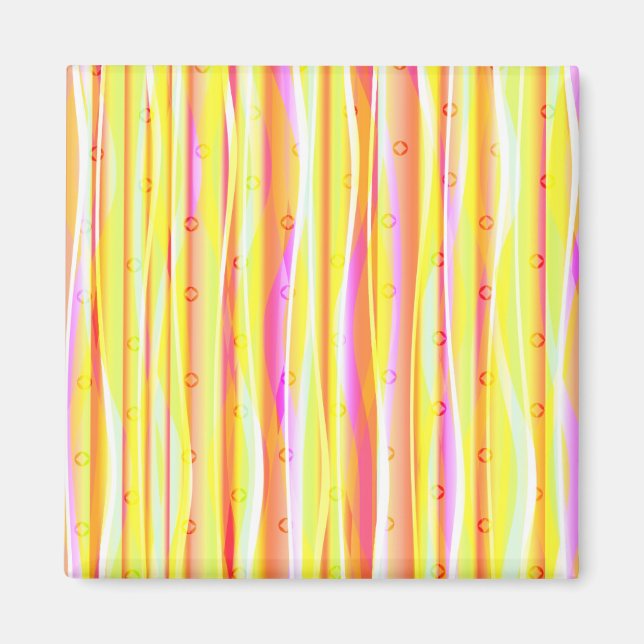 Wavy Lines Magnet (Front)