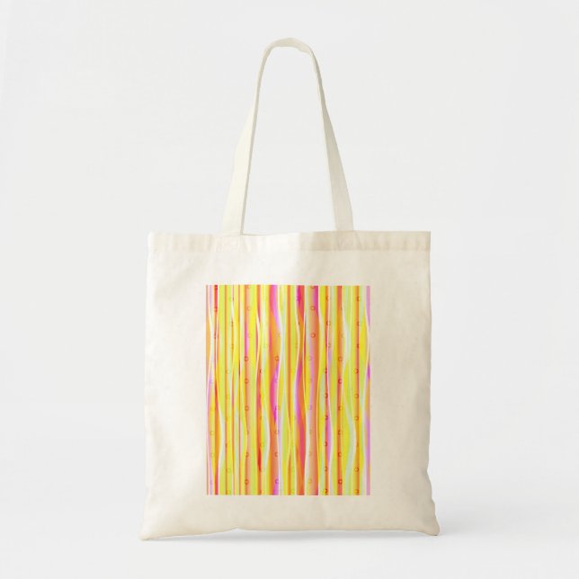 Wavy Lines Tote Bag (Front)