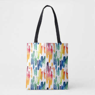 Wavy Liquid: Modern Abstract Watercolor. Tote Bag