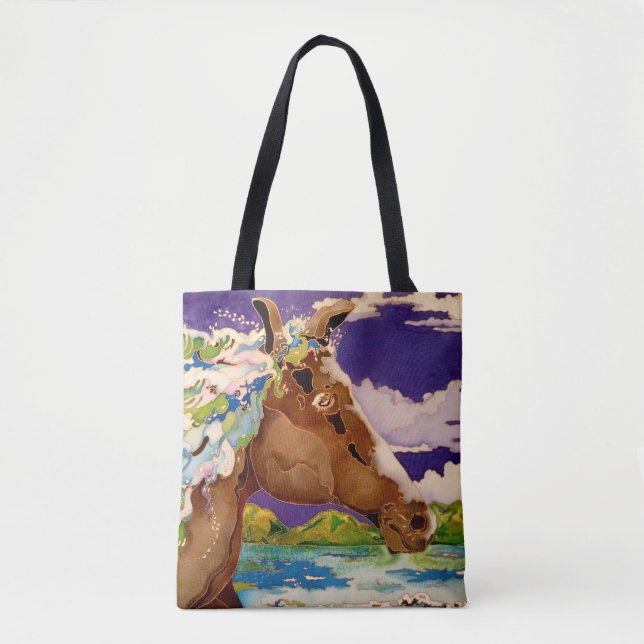 Wavy Mane Tote Bag (Front)