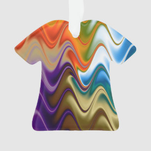 Wavy Multicolor Abstract Ornament