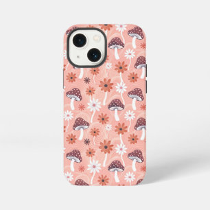 Wavy Mushroom Garden iPhone 13 Mini Case