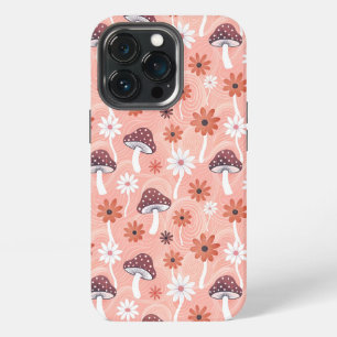 Wavy Mushroom Garden iPhone 13 Pro Case