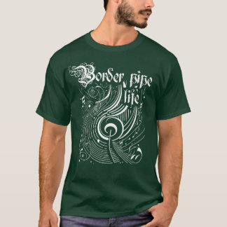 Wavy Music Border pipe Life T-Shirt
