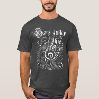 Wavy Music Harp guitar Life T-Shirt