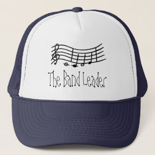 Wavy music scale and notes - The Band Leader hat