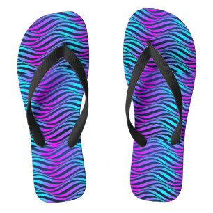 Wavy Neon Coloured Thongs