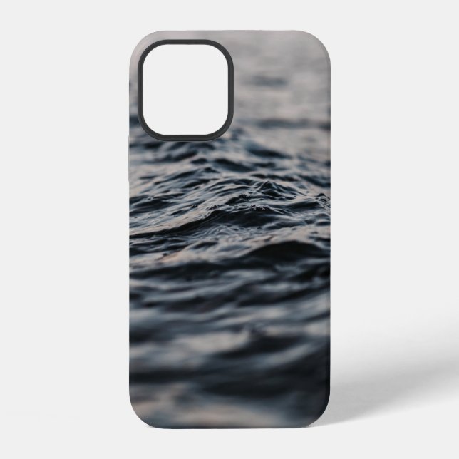 Wavy ocean during daytime iPhone case (Back)