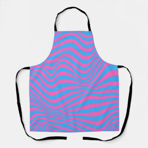 Wavy Optical Illusion Pattern      Apron