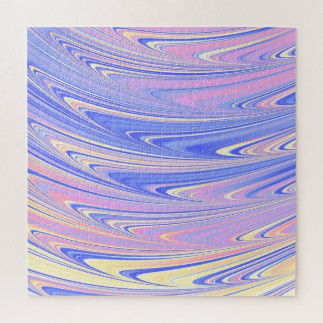 Wavy Pastel   Jigsaw Puzzle (Vertical)