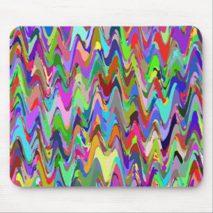 Wavy Pattern Mouse Pad