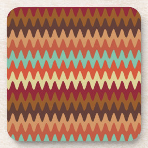 Wavy Pattern Sedona Southwest Coaster