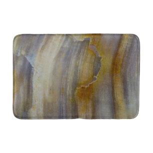 Wavy Petrified Wood Bath Mat
