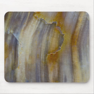 Wavy Petrified Wood Mouse Pad