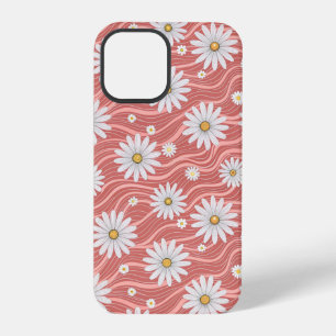Wavy Pink Daisies iPhone 12 Pro Case
