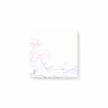 Wavy post it notes 