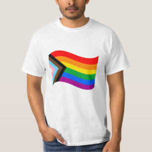 Wavy Progress Pride Flag T-Shirt