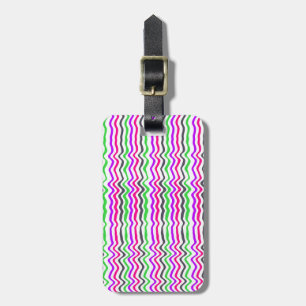 Wavy Stripe 2014 Luggage Tag