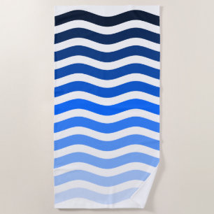Wavy Stripes Beach Towel