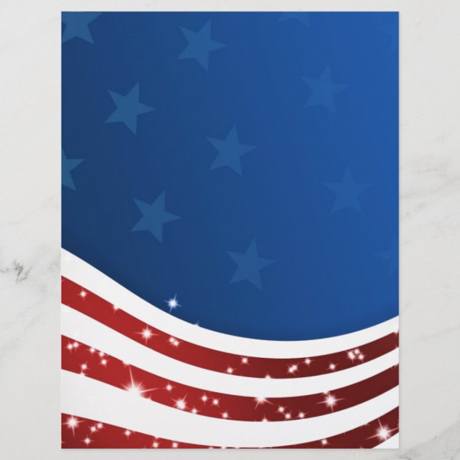 Wavy USA/SAD flag, stars, sochi games (Front)