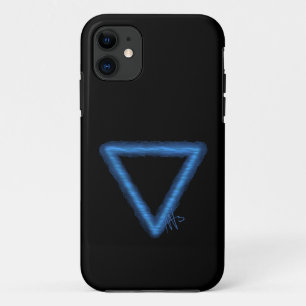 Wavy Water Element Alchemy Symbol iPhone 11 Case