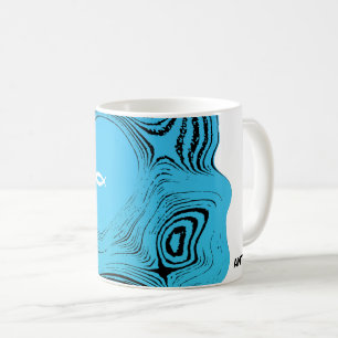 Wavy Waters Jesus Fish Coffee Mug