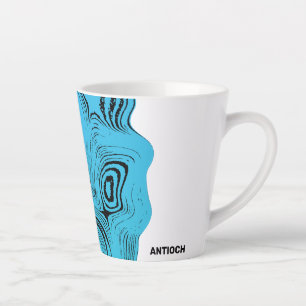 Wavy Waters Jesus Fish Latte Mug