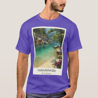 Wawayanda State Park NJ Clear Lake Swimming Art re T-Shirt