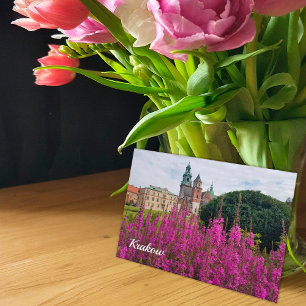 Wawel Castle, Cathedral, Europe, Poland, Krakow Postcard