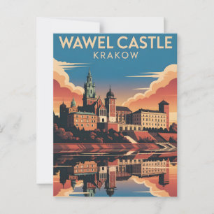 Wawel Castle Krakow Postcard
