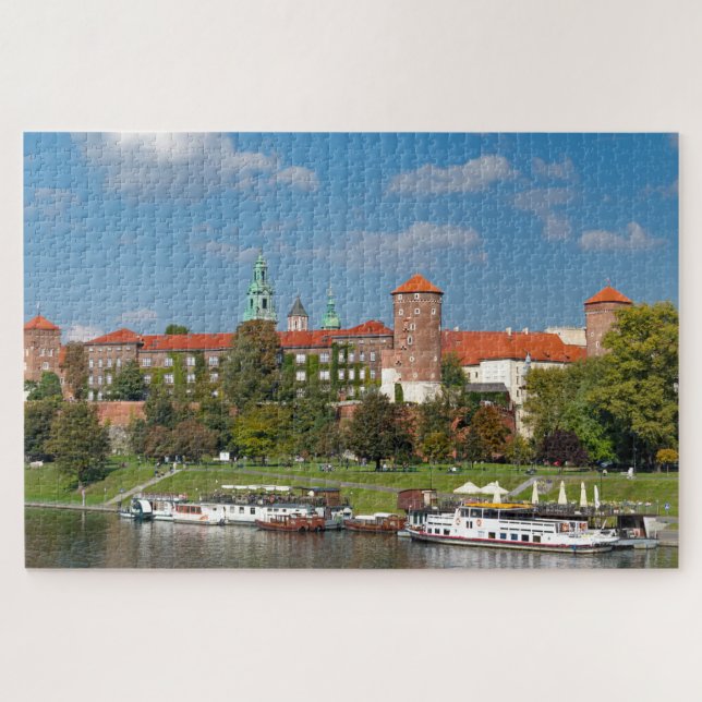 Wawel Castle Riverside View Jigsaw Puzzle (Horizontal)