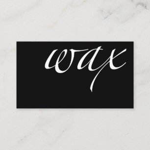 Wax: Brazilian Wax Business Card
