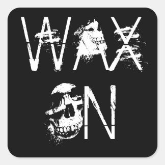 WAX ON STICKER SLICK..