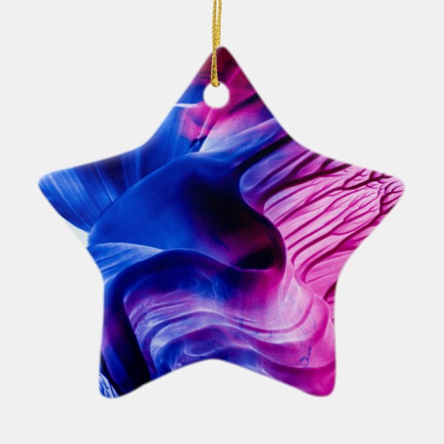 Wax Painting Encaustic 1836 Ceramic Tree Decoration (Front)