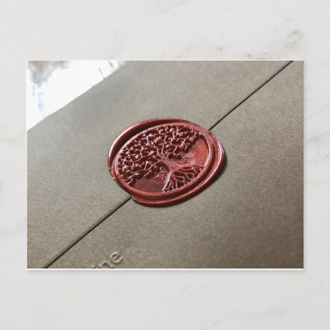 Wax Seal Beauty Postcard (Front)