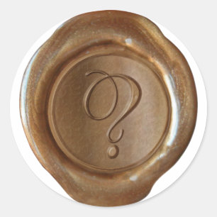 Wax Seal Monogram - Copper - Script ?-
