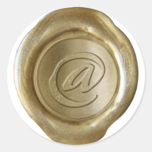 Wax Seal Monogram - Gold - Artistic @ -