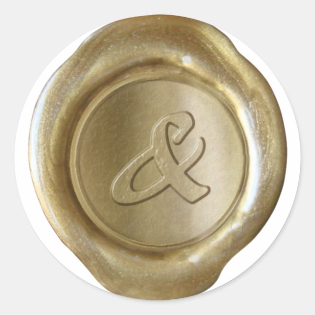 Wax Seal Monogram - Gold - Artistic & - (Front)