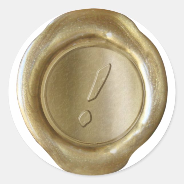Wax Seal Monogram - Gold - Artistic ! - (Front)