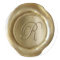 Wax Seal Monogram - Gold - Script R -