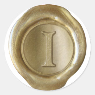 Wax Seal Monogram - Gold - Victorian I -